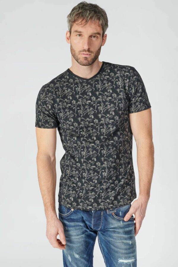 T.shirt feuillages noir – Image 6