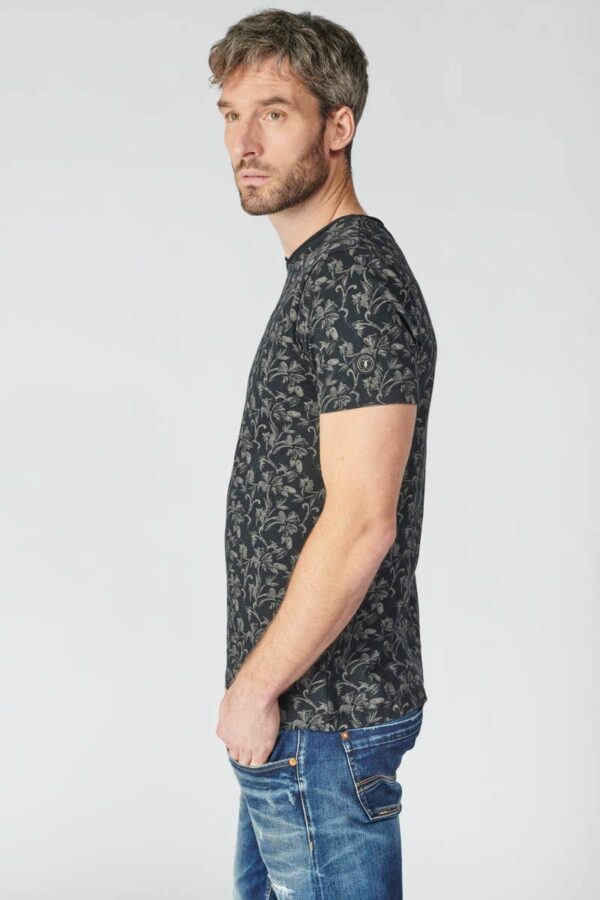 T.shirt feuillages noir – Image 3