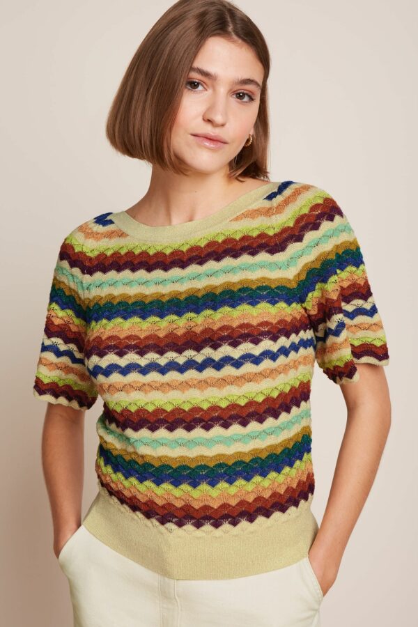 Haut motif s zigzag multicolor – Image 2