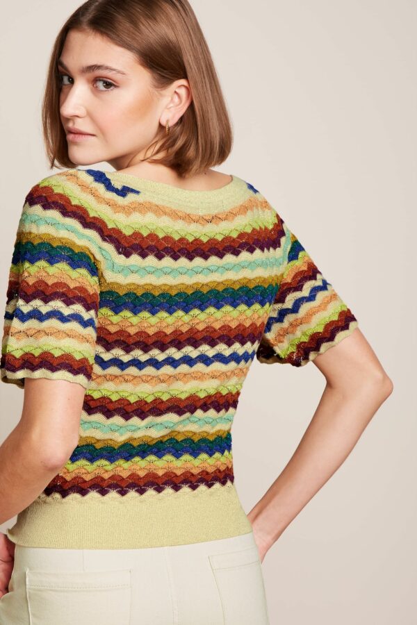 Haut motif s zigzag multicolor – Image 4