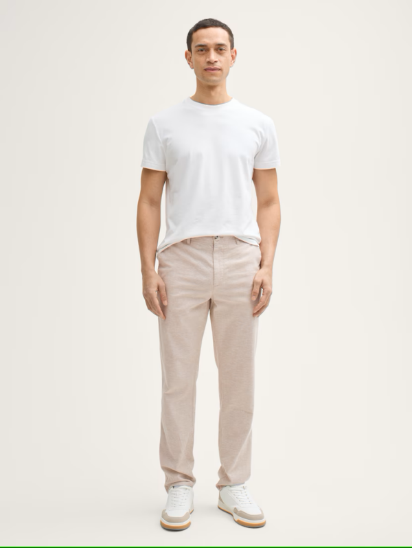 Pantalon en lin beige – Image 3
