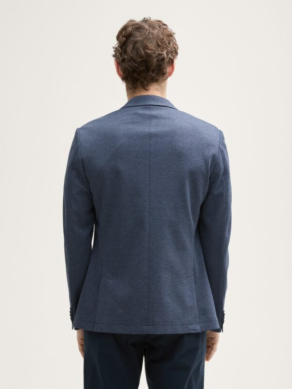 Blazer piqué bleu – Image 4