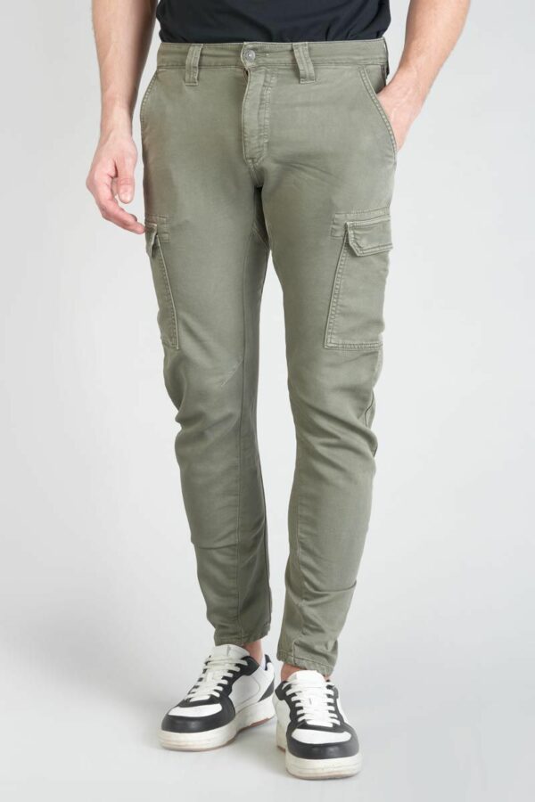 Pantalon cargo jogg kaki – Image 2