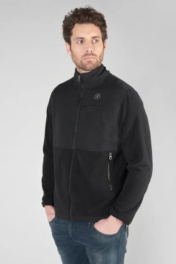 Veste bi-matière polair tissu – Image 2