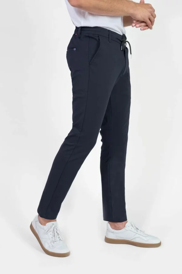 Pantalon effet jogging habillé – Image 2