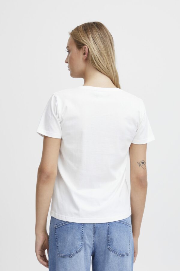T-shirt blanc broderie cerises – Image 4