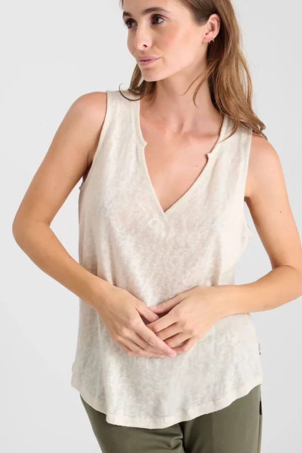 Débardeur beige