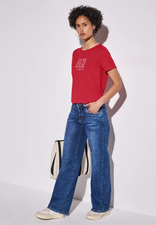 T-shirt rouge artwork – Image 5