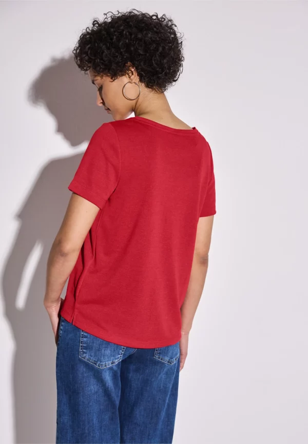T-shirt rouge artwork – Image 4