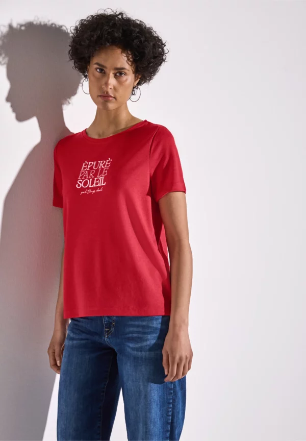 T-shirt rouge artwork – Image 2
