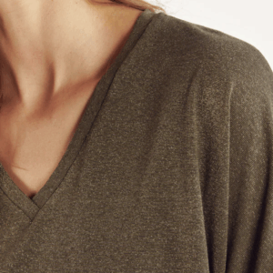 Top en lurex ample
