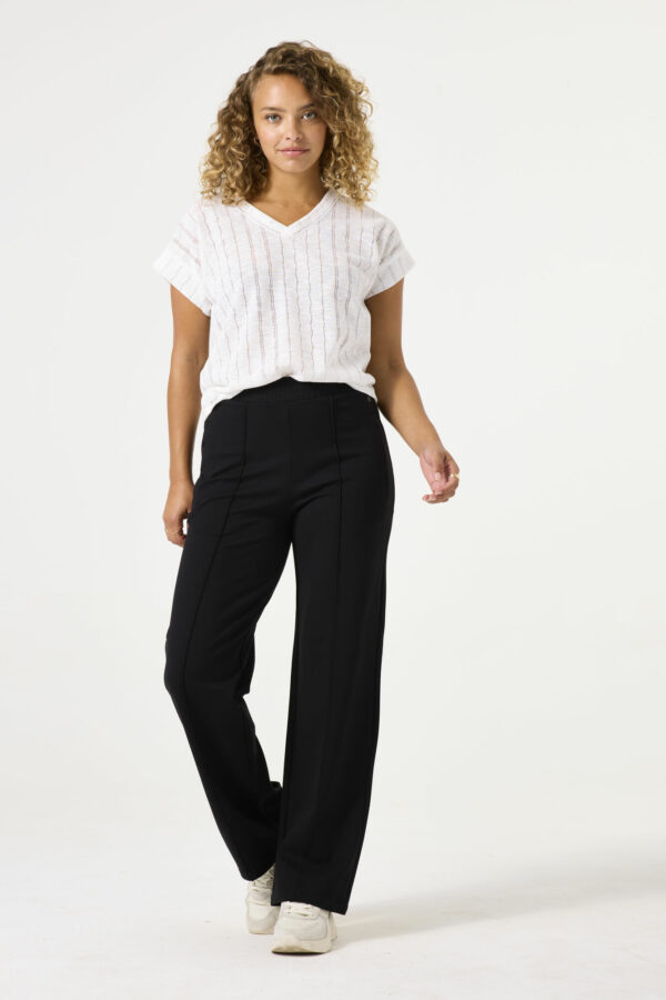 T-shirt blanc brodé – Image 2