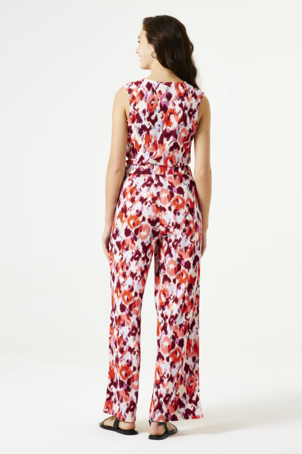 Pantalon fluide motifs fleuris – Image 4