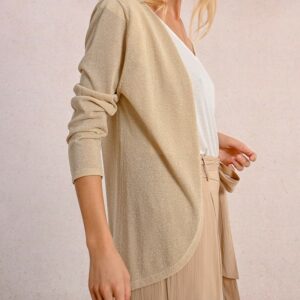 Cardigan ouvert et irisé