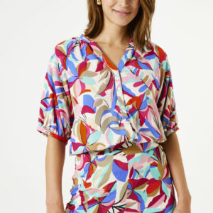 Blouse motifs colorés