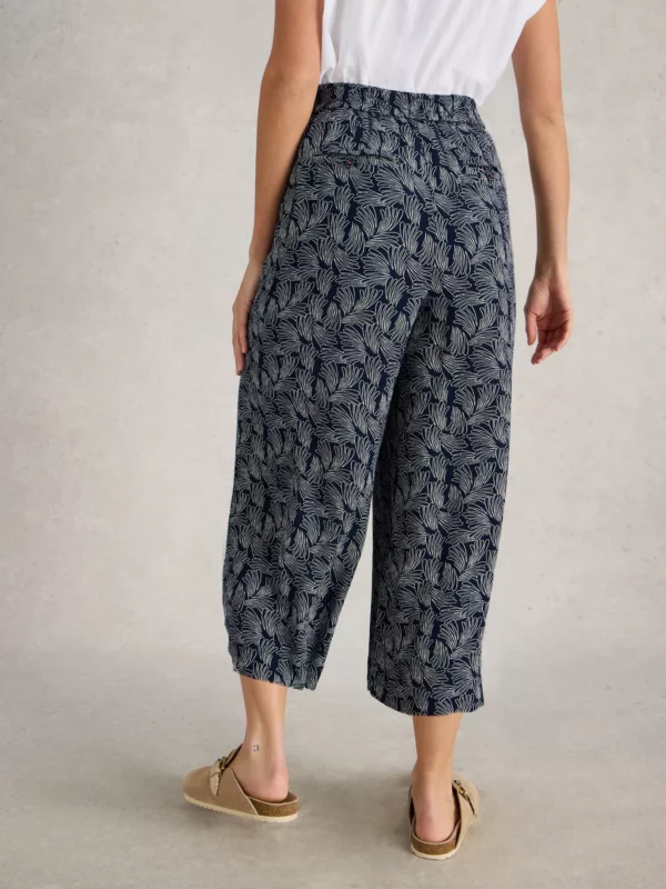 Pantalon jupe culotte en lin – Image 3