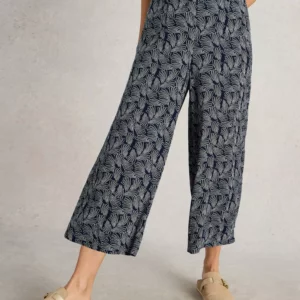 Pantalon jupe culotte en lin