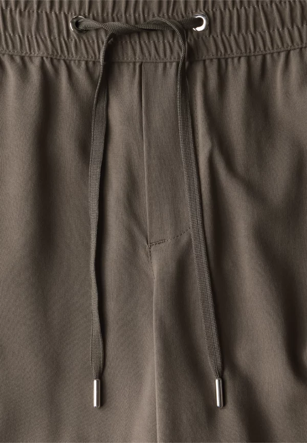 Pantalon fluide 7/8e taupe – Image 3