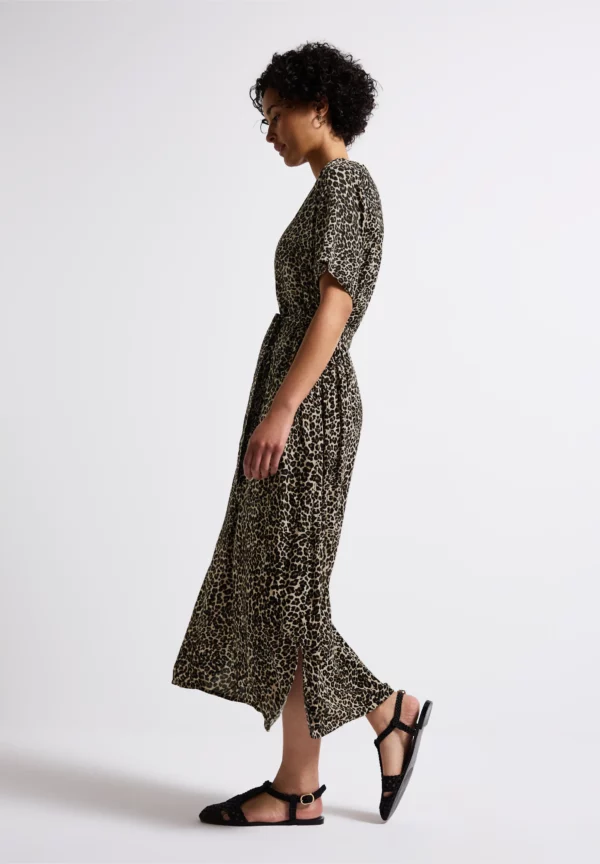 Robe longue motifs léopard – Image 2