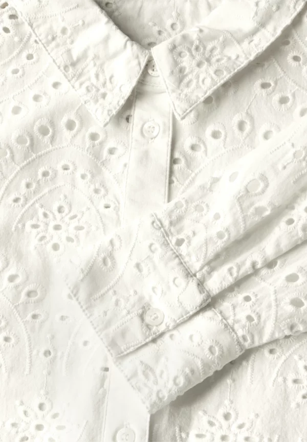 Blouse broderie anglaise blanc – Image 3