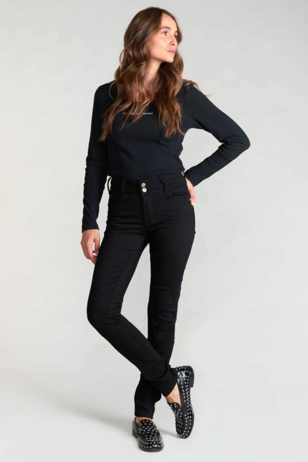 Jean slim noir ultraconfort – Image 3