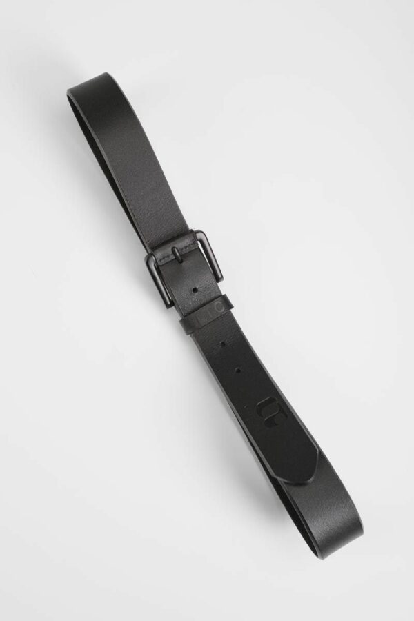 Ceinture noire en cuir – Image 4
