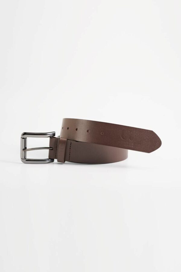 Ceinture marron en cuir