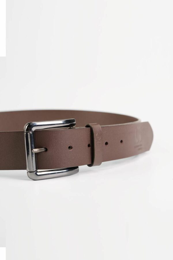 Ceinture marron en cuir – Image 2