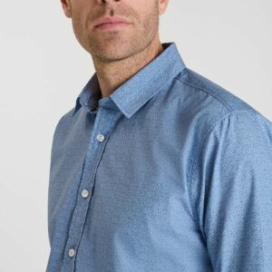 Chemise motif floral en coton
