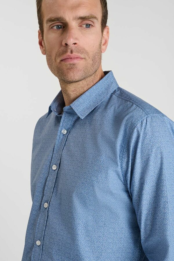Chemise motif floral en coton
