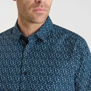 Chemise motifs oiseaux