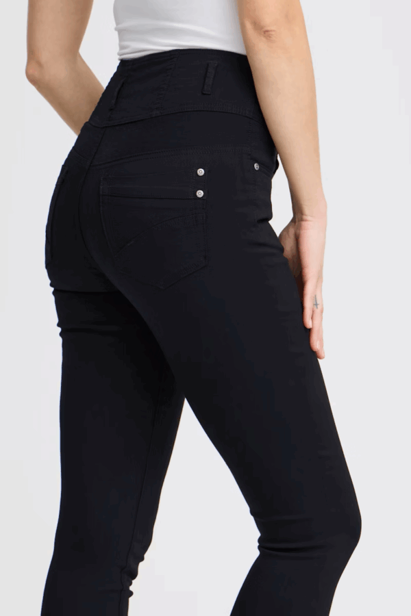 Pantalon slim noir basique – Image 4