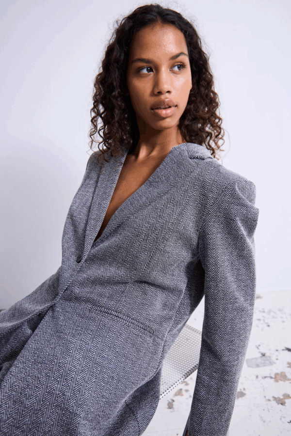 Blazer jacquard long – Image 7