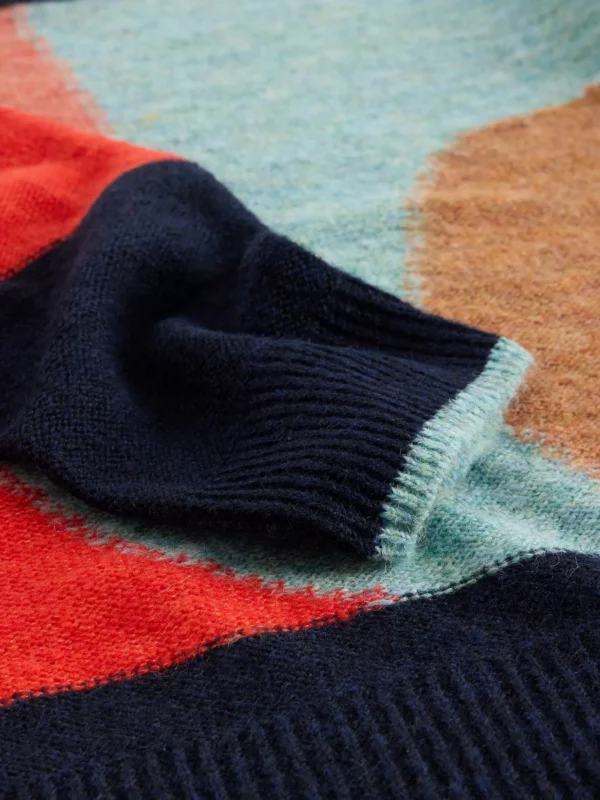 Pull col rond motifs géo – Image 5