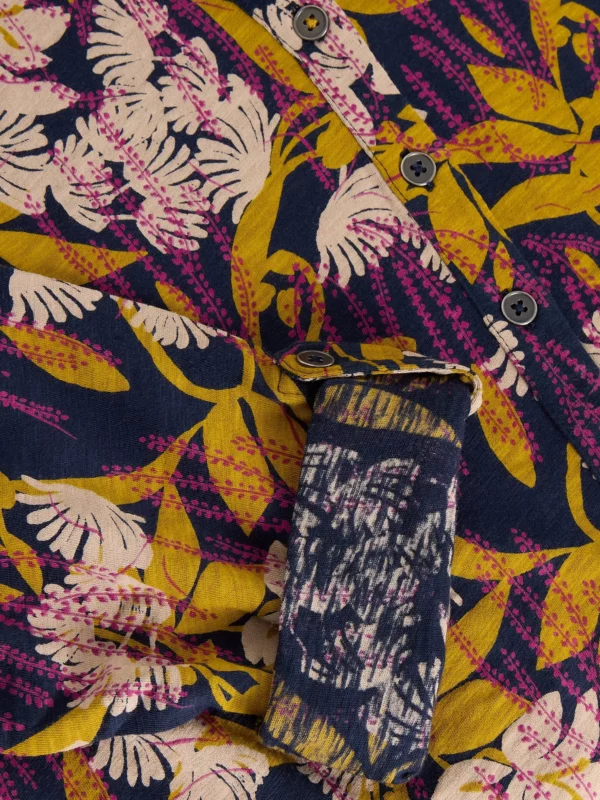 Chemisier 100% coton violet – Image 5
