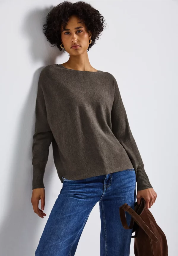 Pull col bateau chocolat – Image 6