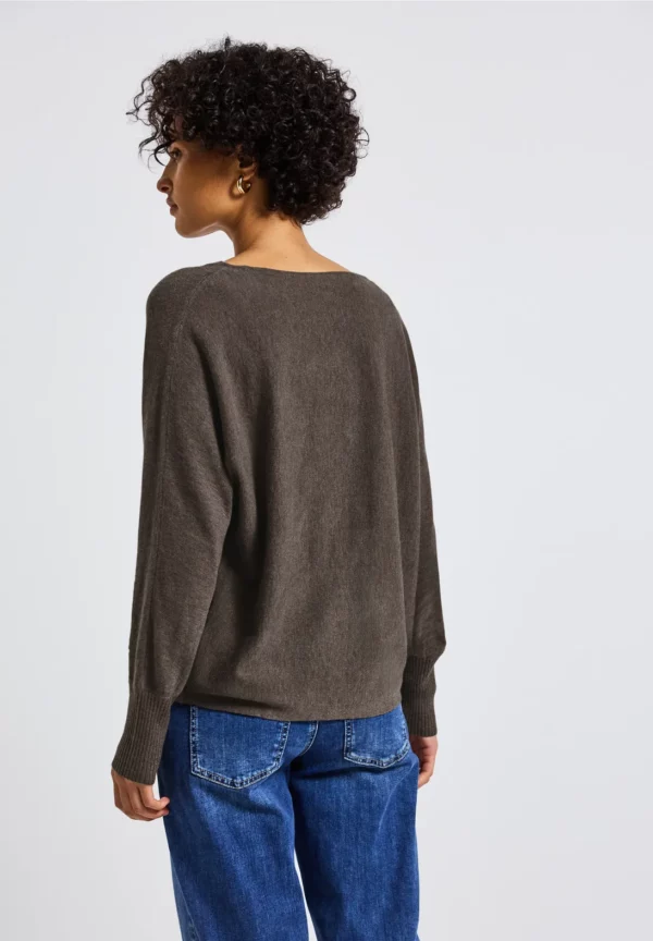 Pull col bateau chocolat – Image 5
