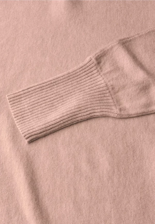 Pull col bateau rose pale – Image 3