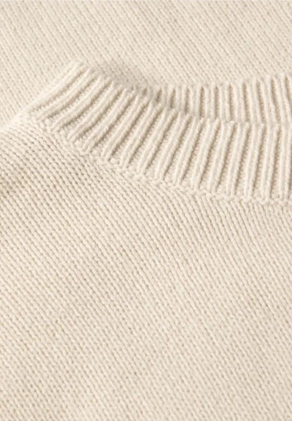 Pull col rond écru – Image 3