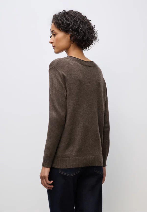 Pull col montant chocolat – Image 5