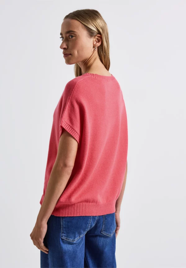 Pull manches courtes rose – Image 5