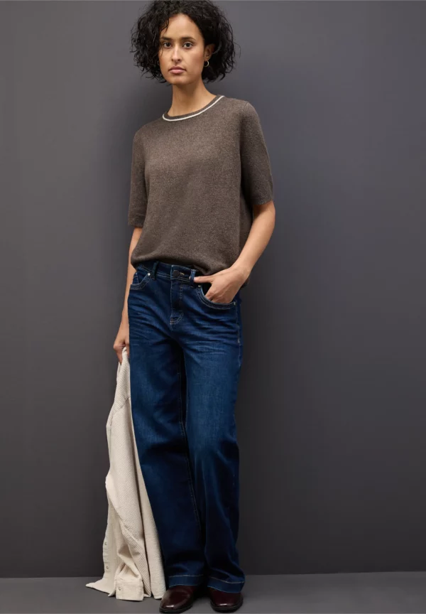 Pull manches courtes chocolat – Image 6
