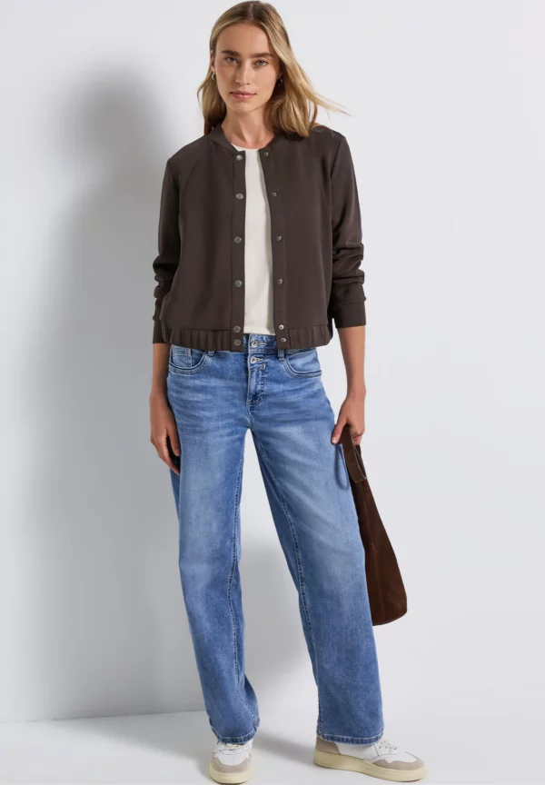Veste sweat marron chocolat – Image 2