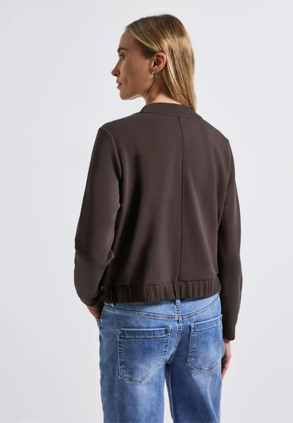 Veste sweat marron chocolat – Image 5