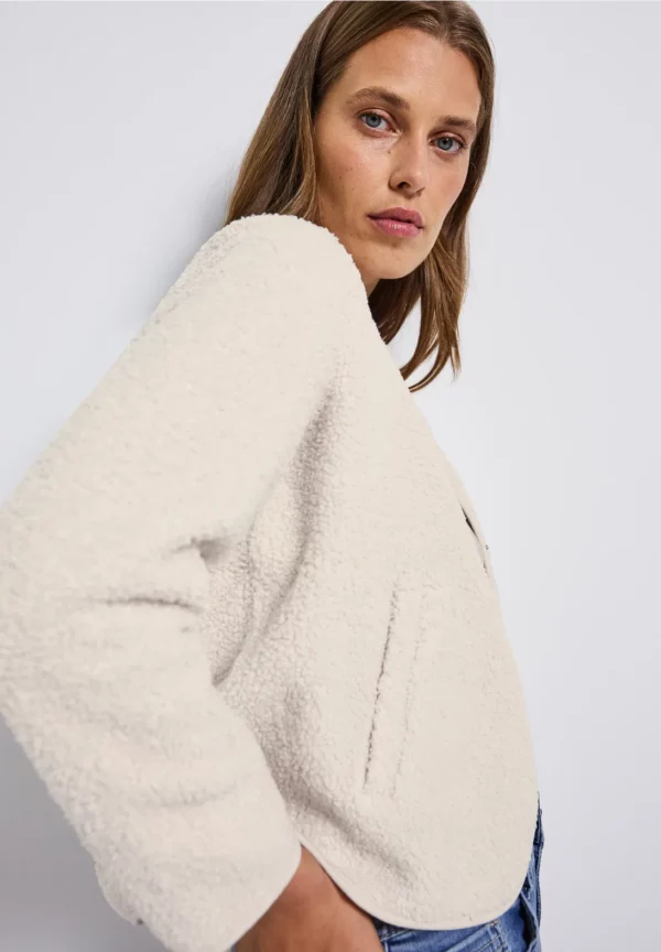 Veste teddy boutonnée – Image 2