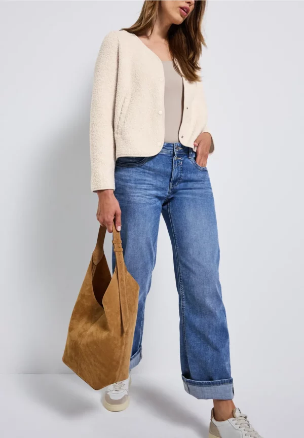 Veste teddy boutonnée – Image 5