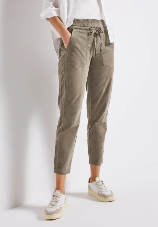 Pantalon velours fin marron – Image 6
