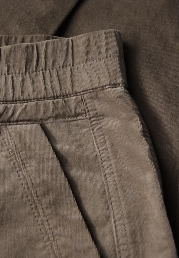 Pantalon velours fin marron – Image 3