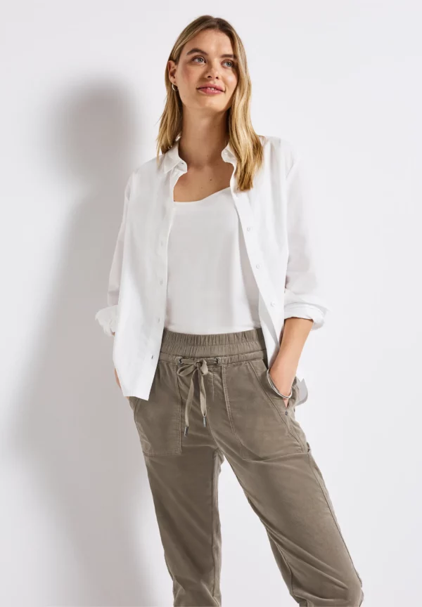 Pantalon velours fin marron – Image 2