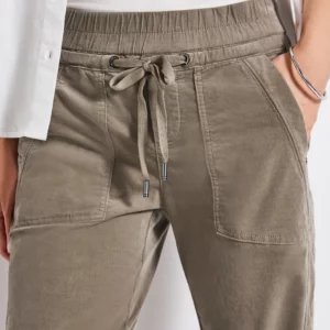 Pantalon velours fin marron